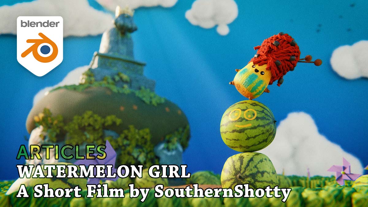 WATERMELON GIRL | A Short Film by SouthernShotty made with Blender